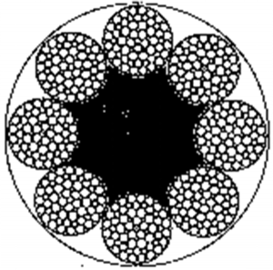 粗直径钢丝绳8×61FWS+FC